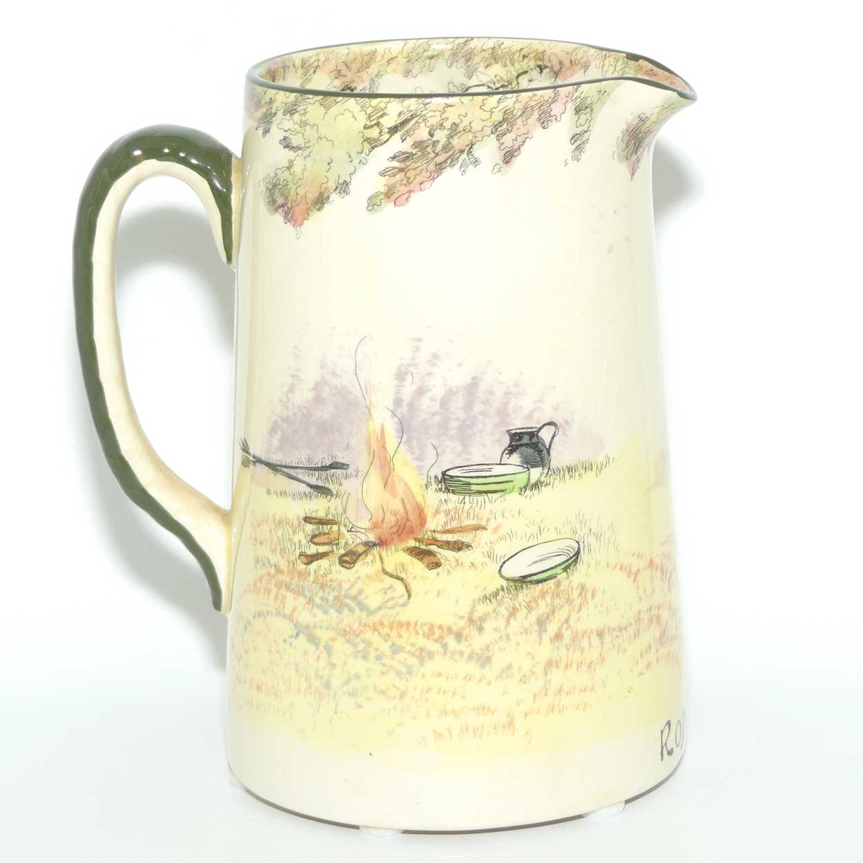 Royal Doulton Under the Greenwood Tree | Robin Hood jug with rope twist handle | Robin Hood The Friend of the Poor
