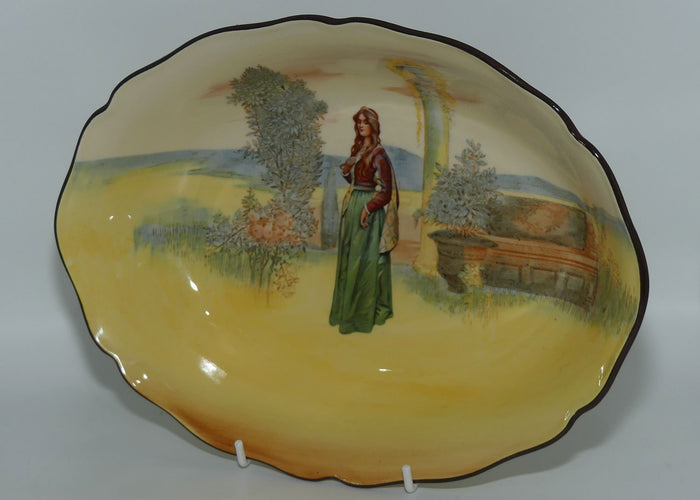 Royal Doulton Shakespearean Juliet oval bowl D3596