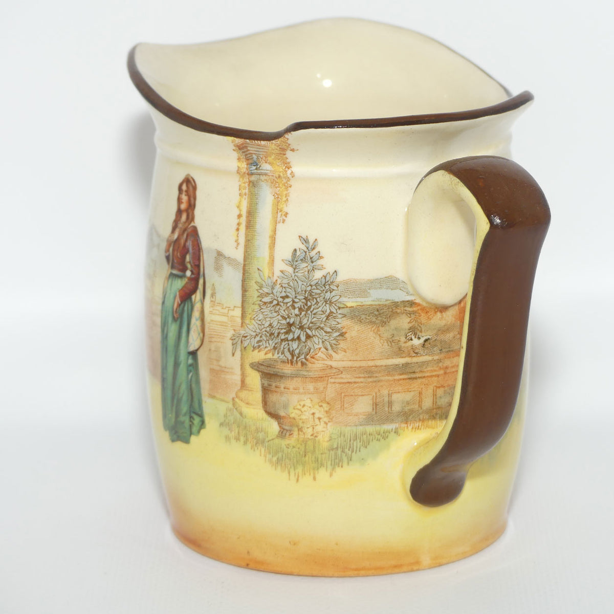 Royal Doulton Shakespearean Juliet Westcott shape jug D3596