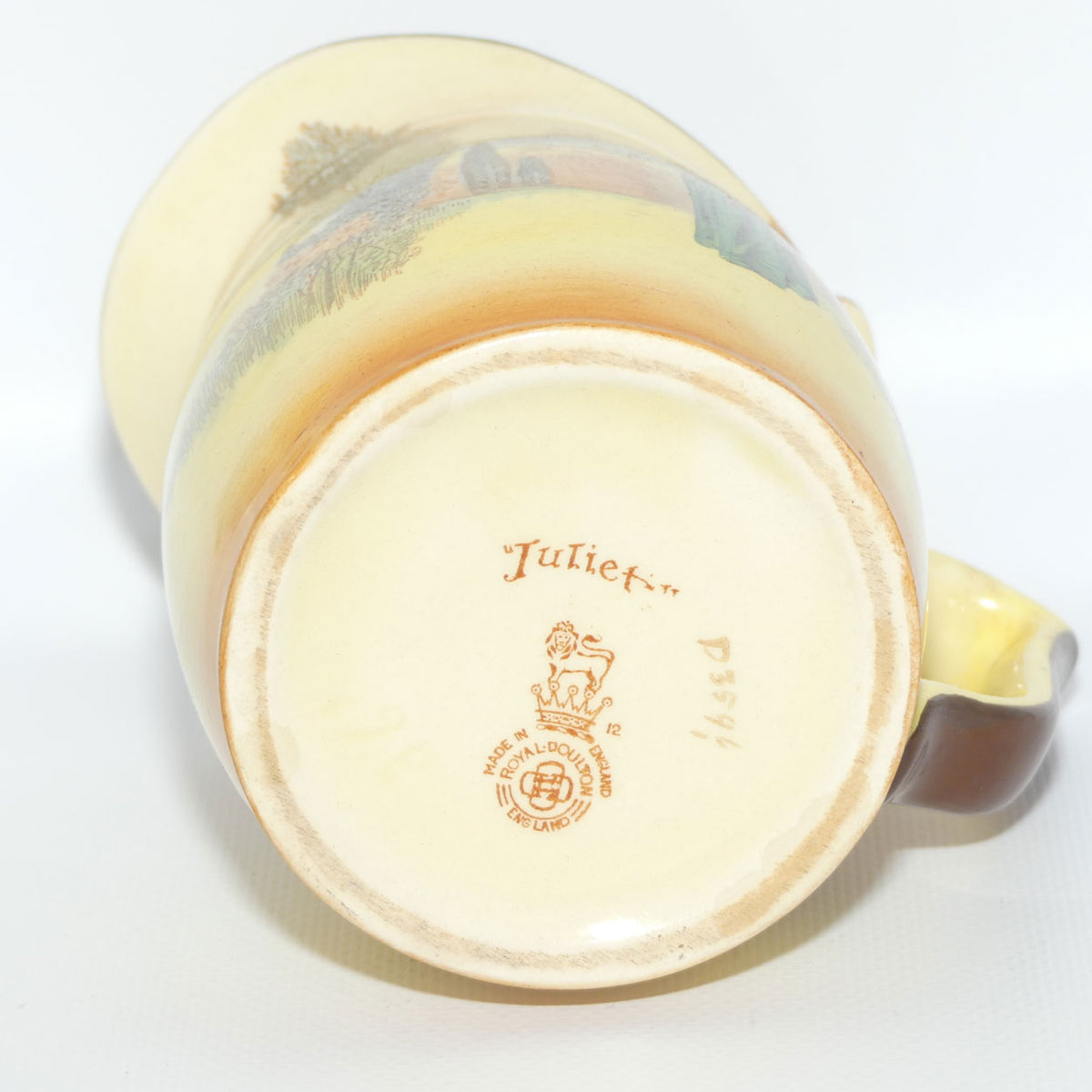 Royal Doulton Shakespearean Juliet Westcott shape jug D3596