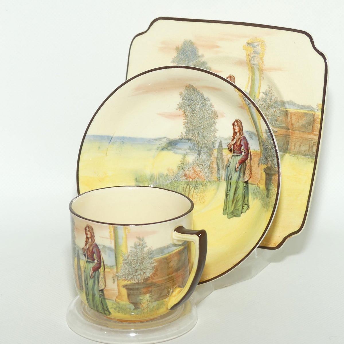 Royal Doulton Shakespearean Juliet trio D3596 | matched