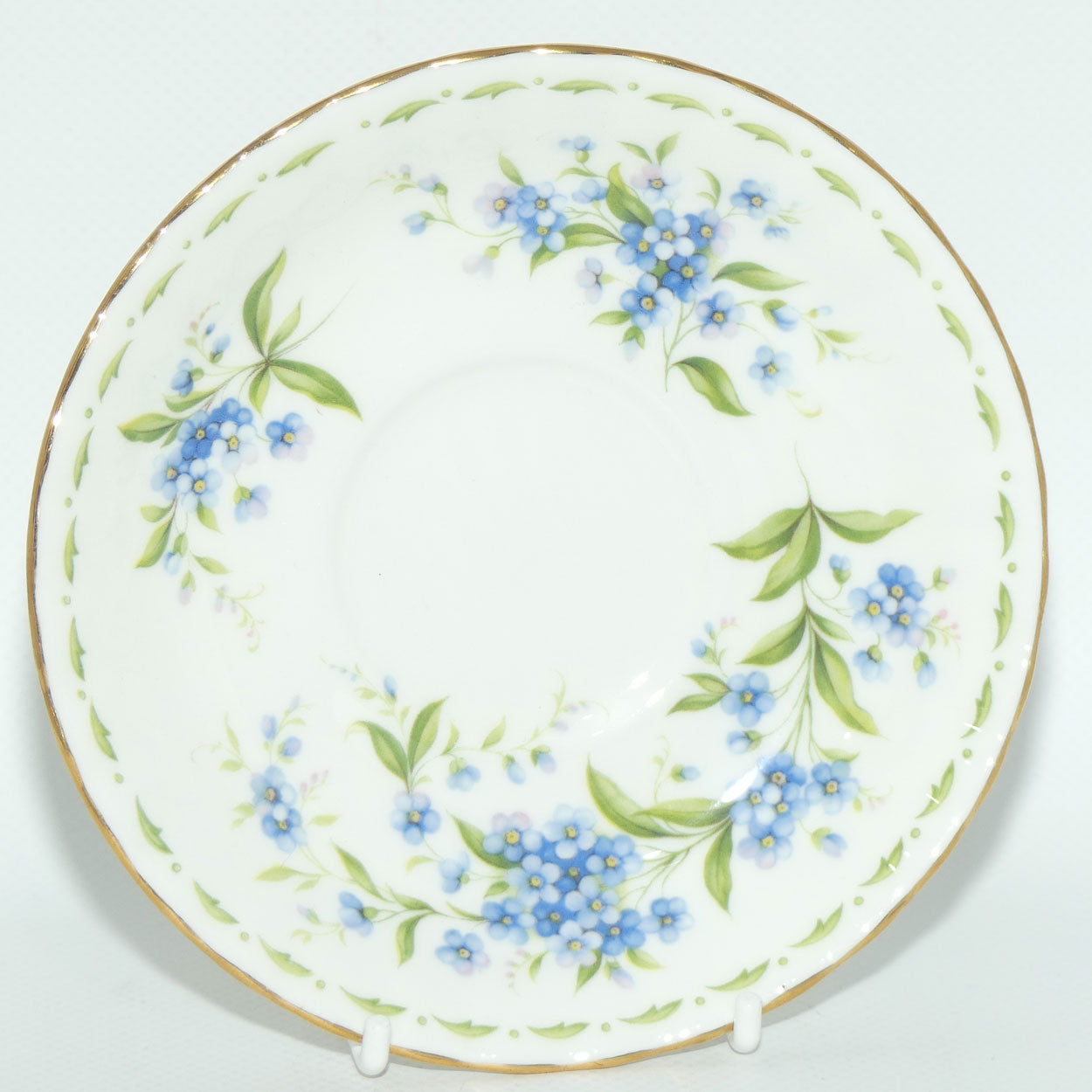 Royal Albert Bone China England | Flower of the Month series | July Forget Me Not duo