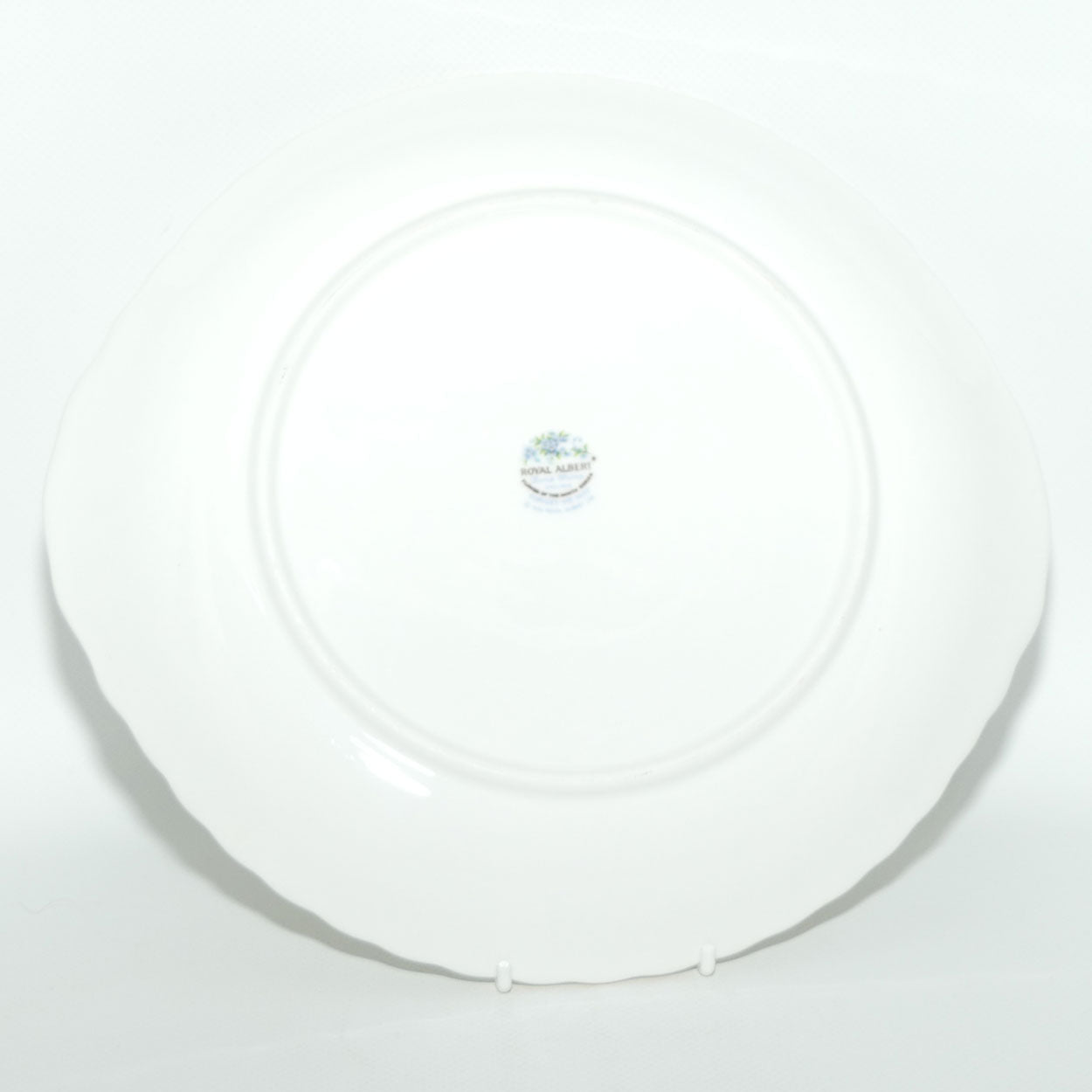 Royal Albert Bone China England | Flower of the Month series | #7 | July Forget me Not tab handle cake plate