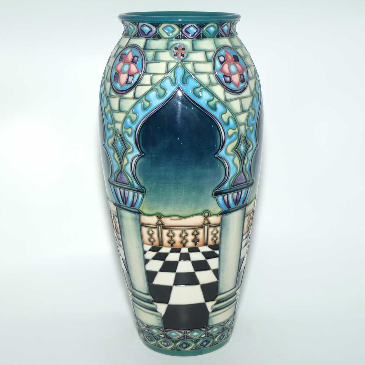 Moorcroft Pottery | Jumeirah pattern vase | Beverley Wilkes