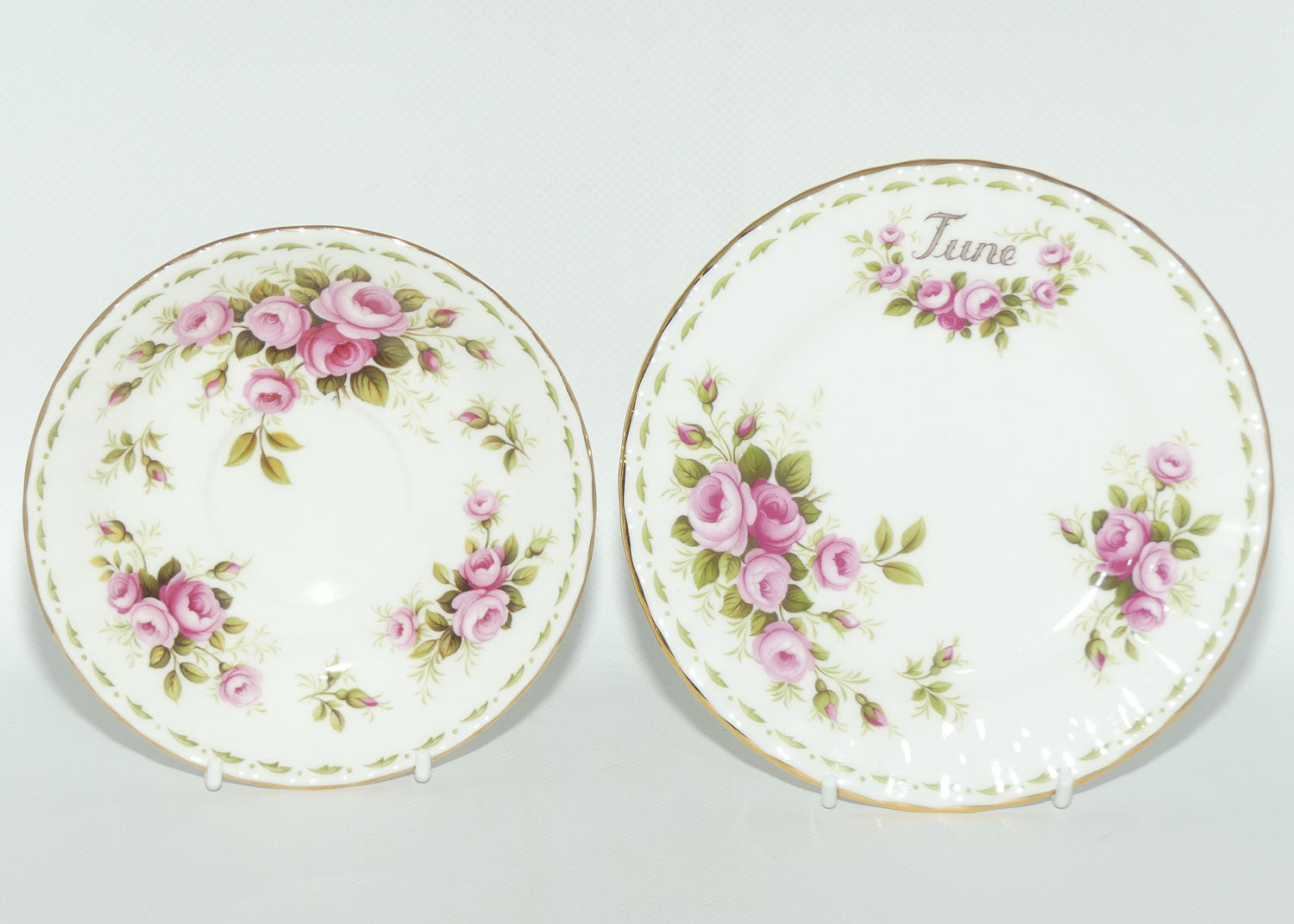 Royal Albert Bone China England | Flower of the Month series | June Roses trio