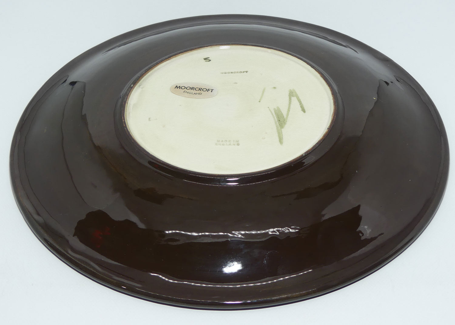 Walter Moorcroft Pottery | Jungle Brown Lily 783/10 plate