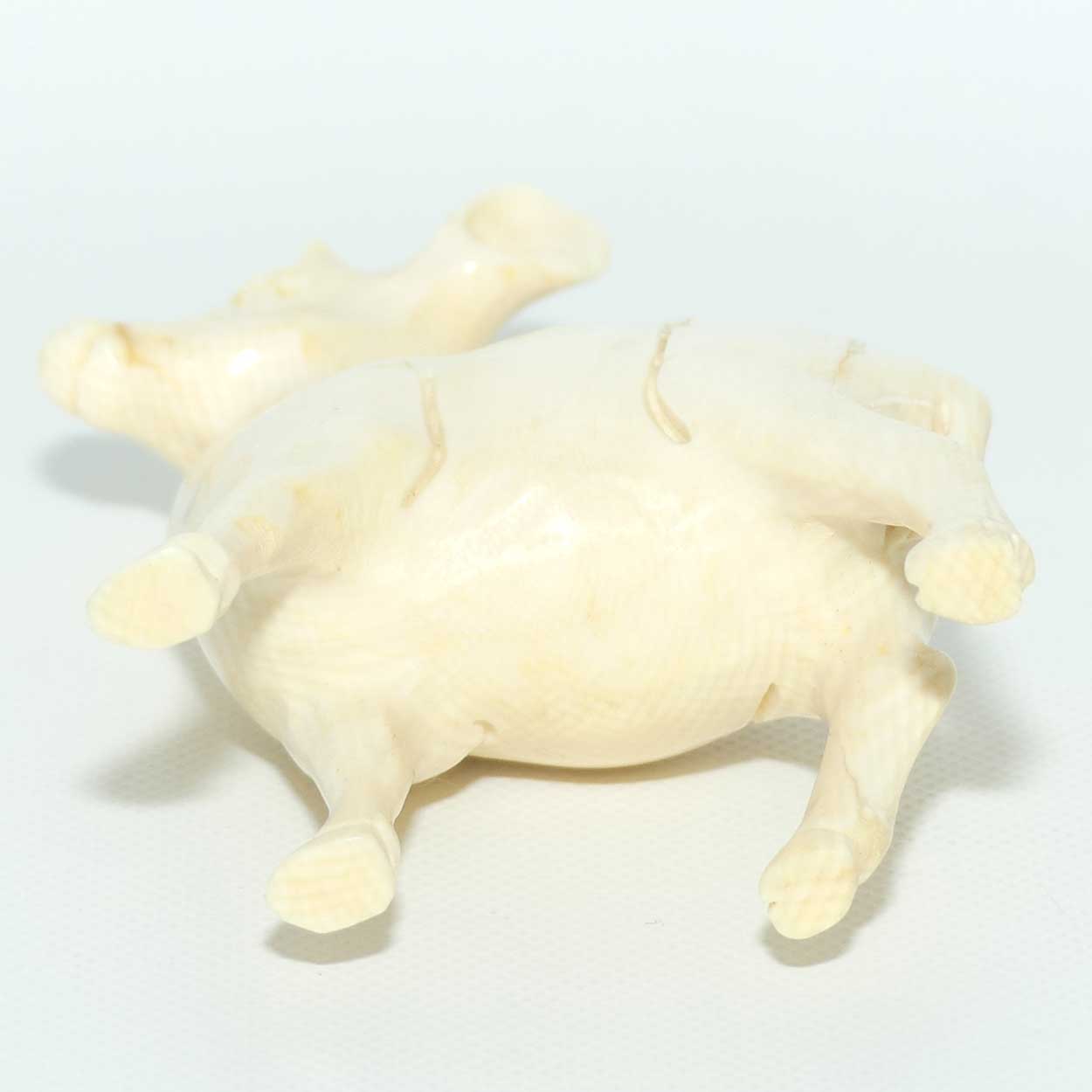 Carved Ivory Figure of a Junior Goat