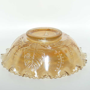 Australian Carnival Glass | Marigold Kangaroo Master Bowl | RD 4696