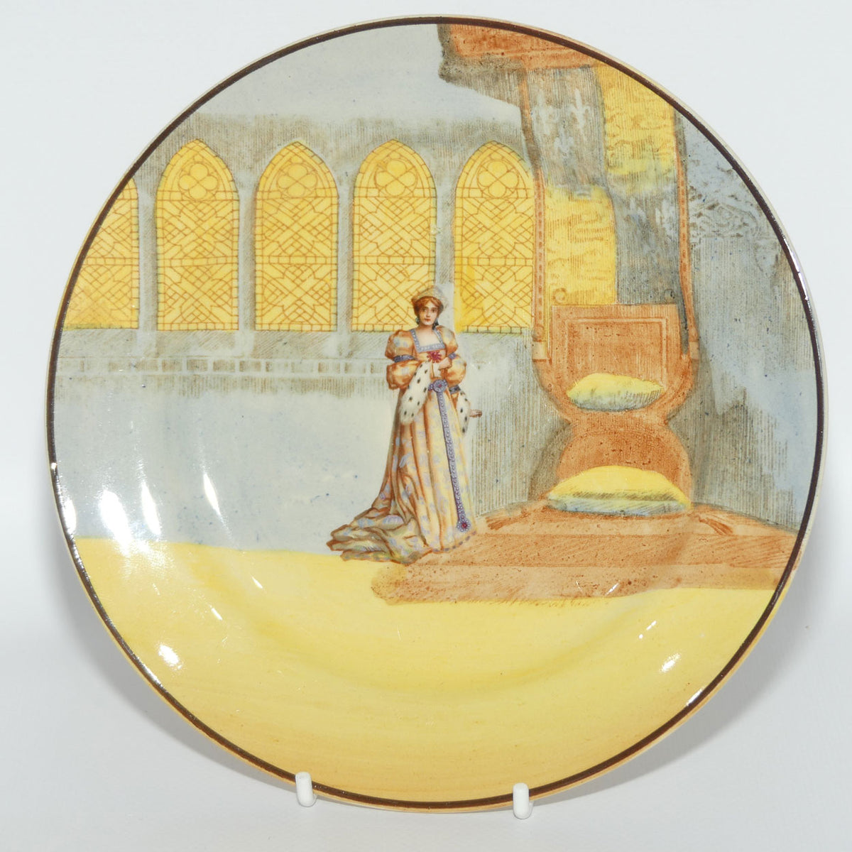 Royal Doulton Shakespearean Katharine plate D3596 | 18.7cm
