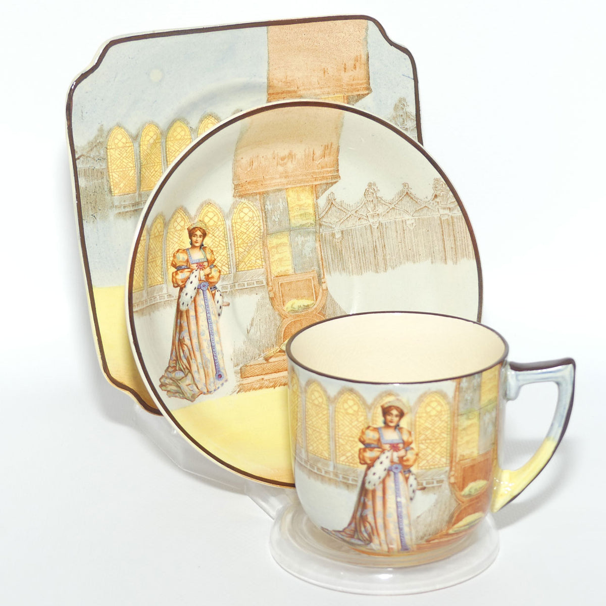Royal Doulton Shakespearean Katharine trio D3596 | matched