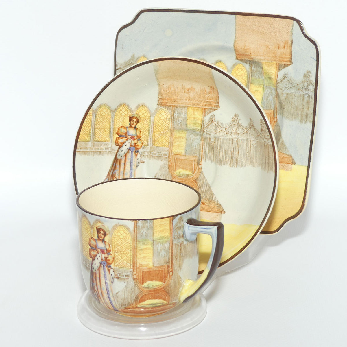 Royal Doulton Shakespearean Katharine trio D3596 | matched