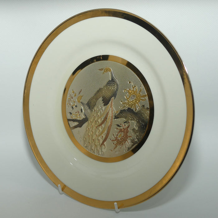 Keito Japan Chokin Peacocks plate | 23cm