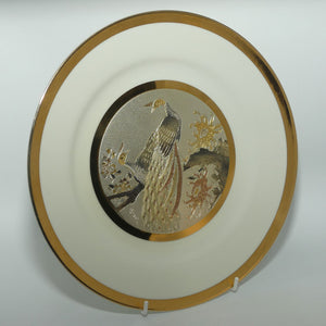 Keito Japan Chokin Peacocks plate | 23cm