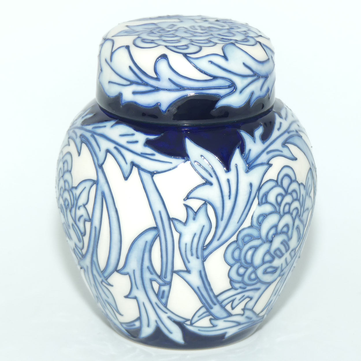 Moorcroft Kelmscott Artichoke Ginger Jar 769/4
