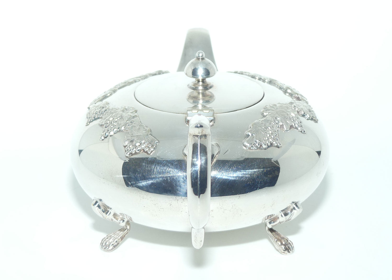 3 piece EPNS A1 Kenson plate Grape and Vine tea service