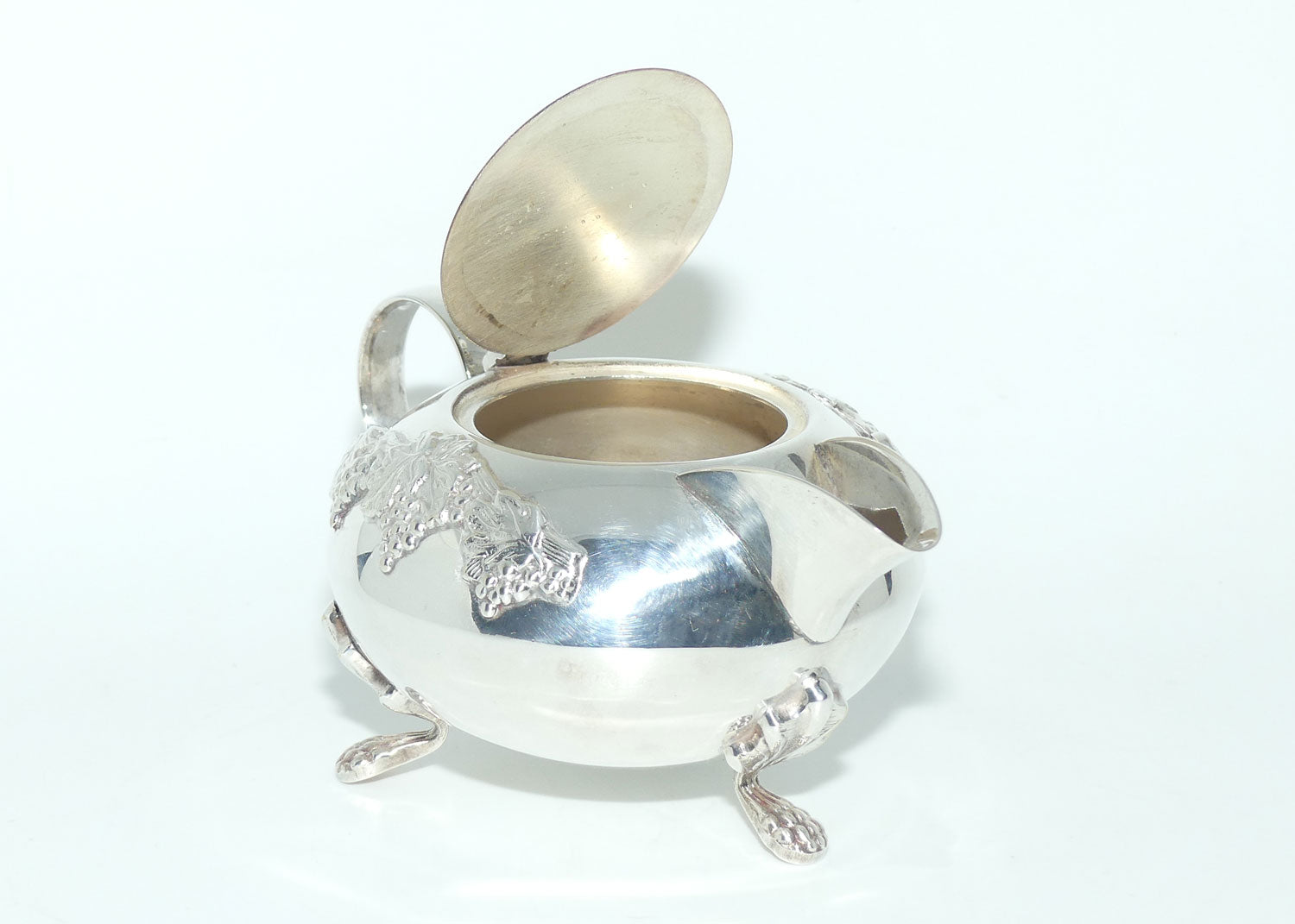 3 piece EPNS A1 Kenson plate Grape and Vine tea service