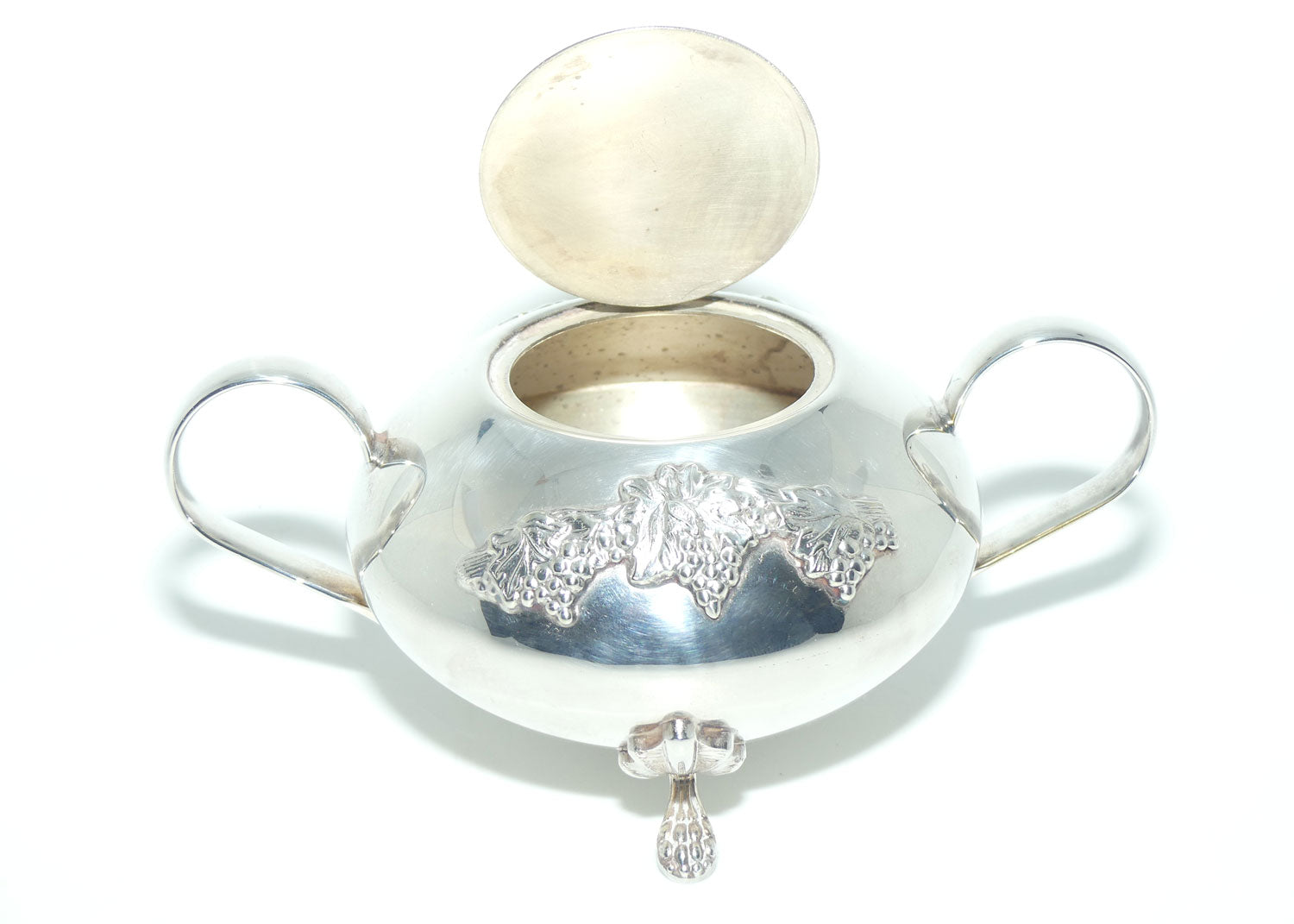 3 piece EPNS A1 Kenson plate Grape and Vine tea service