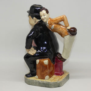 Kevin Francis Ceramics Kings of Comedy | Laurel and Hardy toby | Another Fine Mess