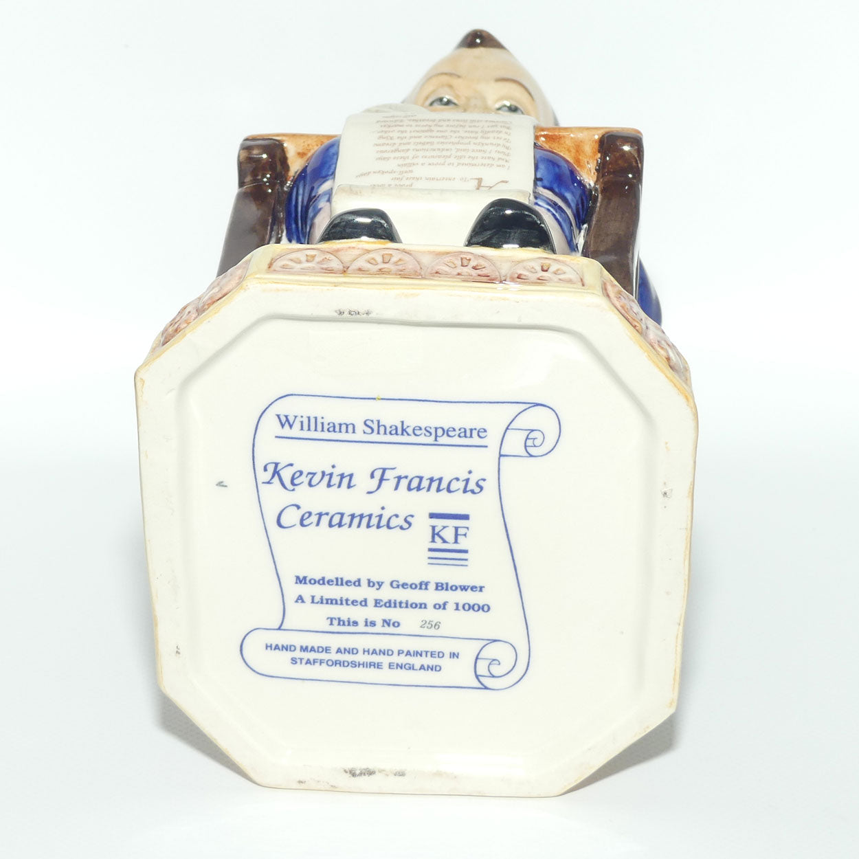 Kevin Francis Ceramics toby jug | William Shakespeare | Limited Edition