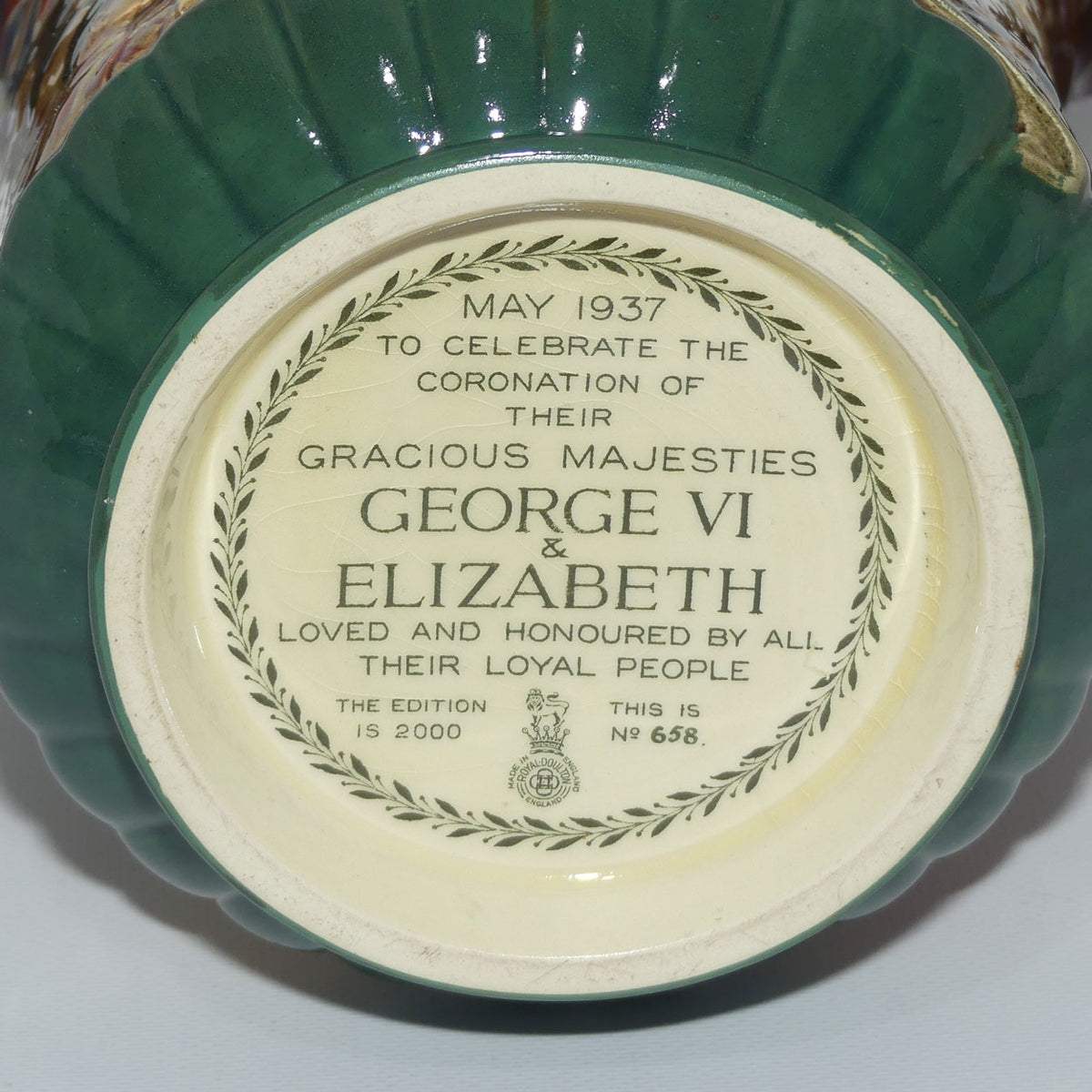 Royal Doulton King George VI & Queen Elizabeth Coronation Loving Cup | 1937 Coronation | Large | LE 658/2000