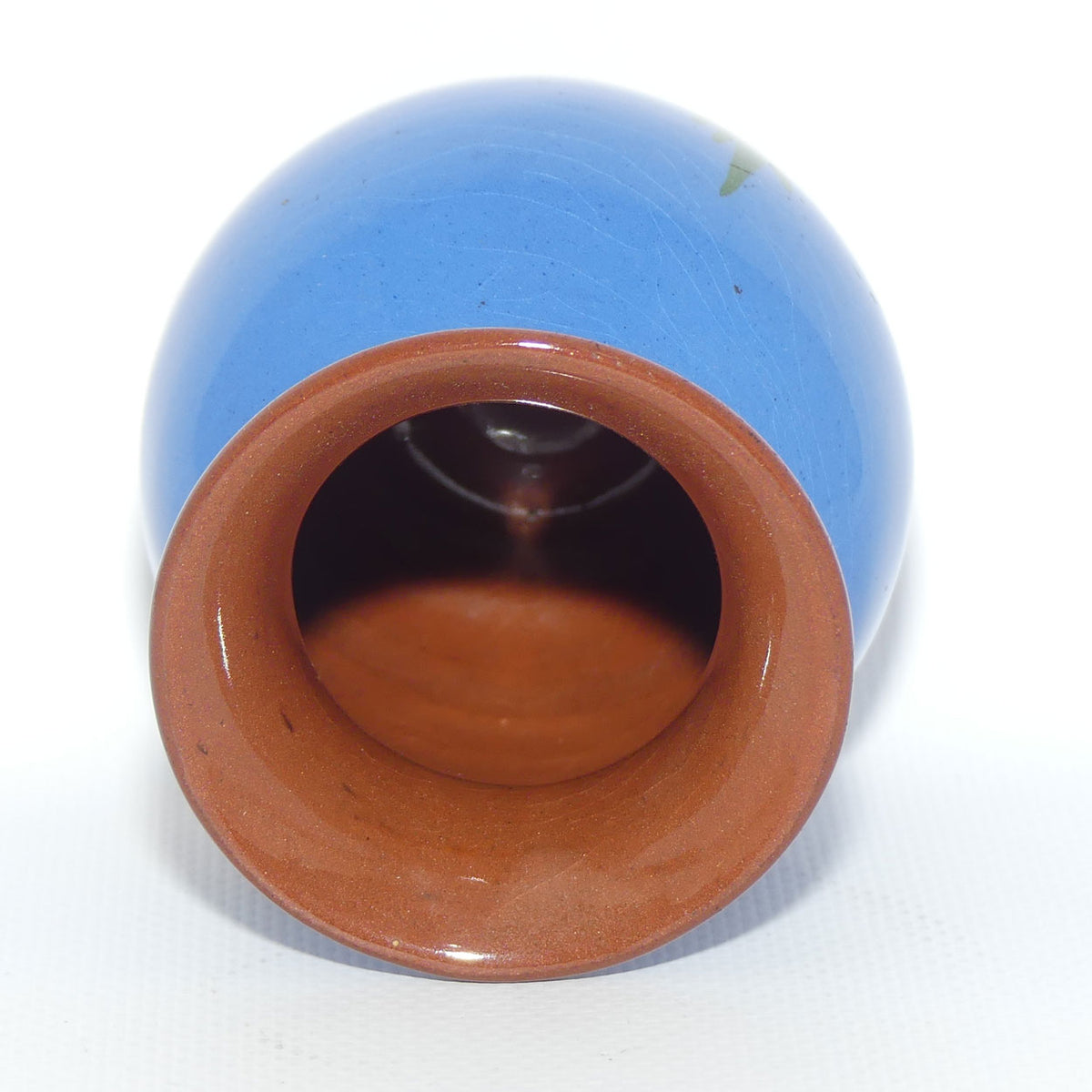Torquay Ware | Motto Ware | small Kingfisher motif vase