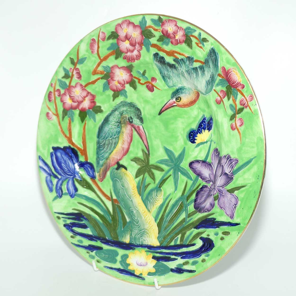 Maling plate Kingfisher Green 6304