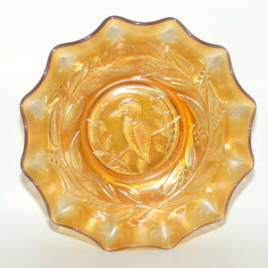 Australian Carnival Glass | Marigold Kingfisher Master Bowl | RD 4184