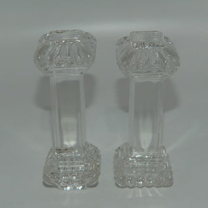 Pair of Victorian era Glass Knife rests