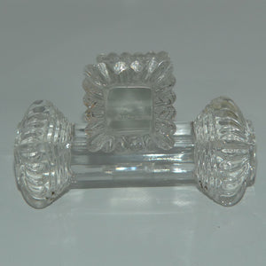 Pair of Victorian era Glass Knife rests