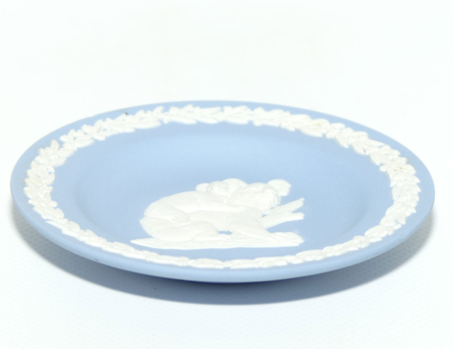 Wedgwood Jasper | Australian Fauna | White on Pale Blue | Koala plate | no box