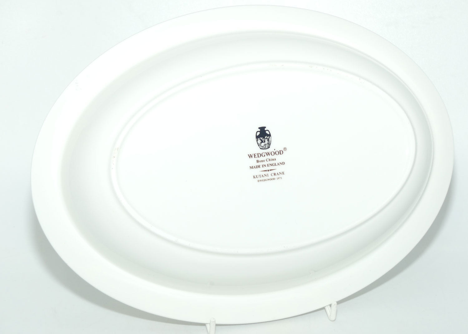 Wedgwood Bone China Kutani Crane oval vegetable dish