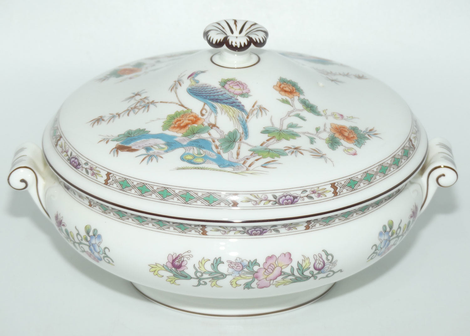 Wedgwood Bone China Kutani Crane lidded tureen | covered vegetable dish