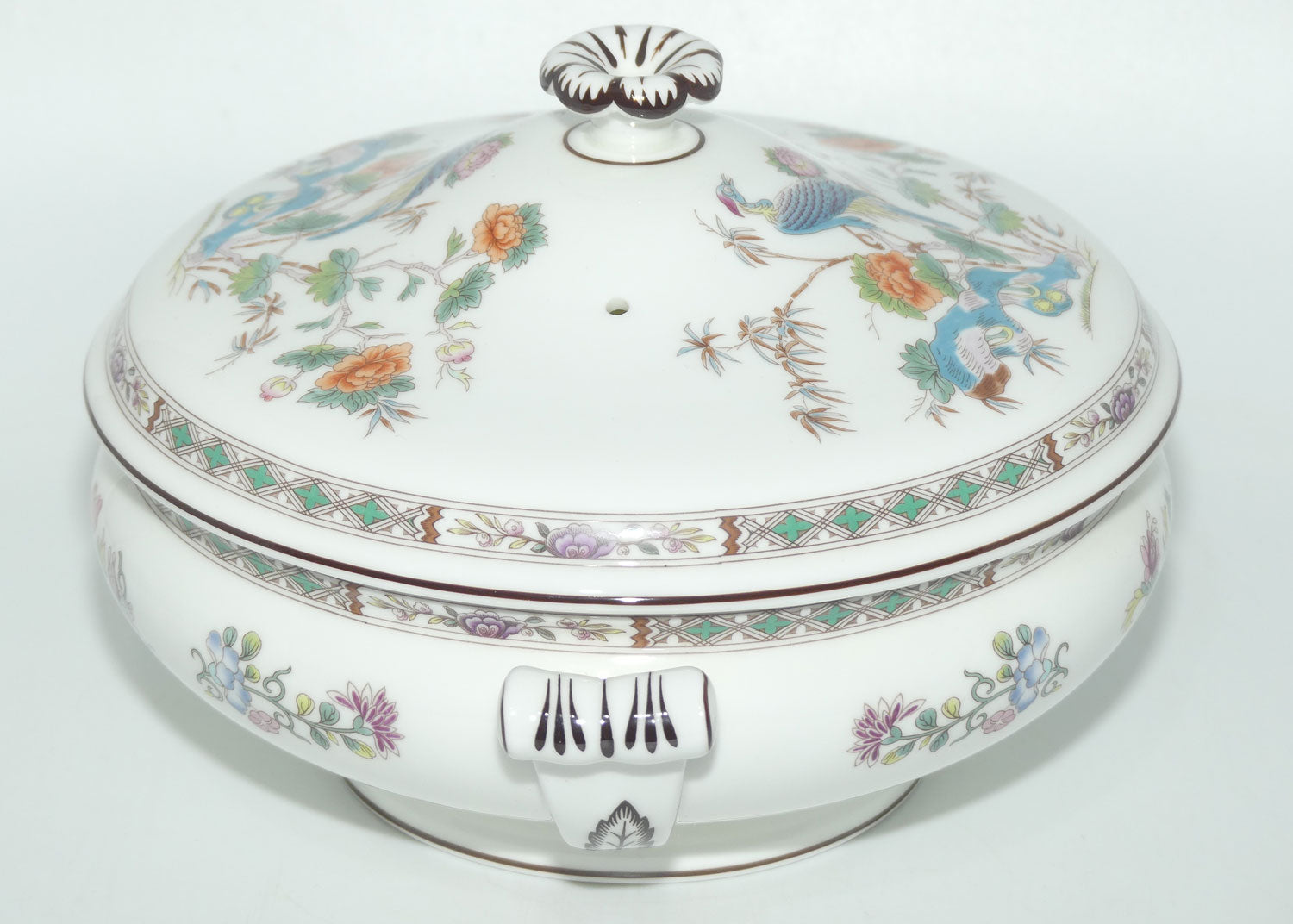 Wedgwood Bone China Kutani Crane lidded tureen | covered vegetable dish