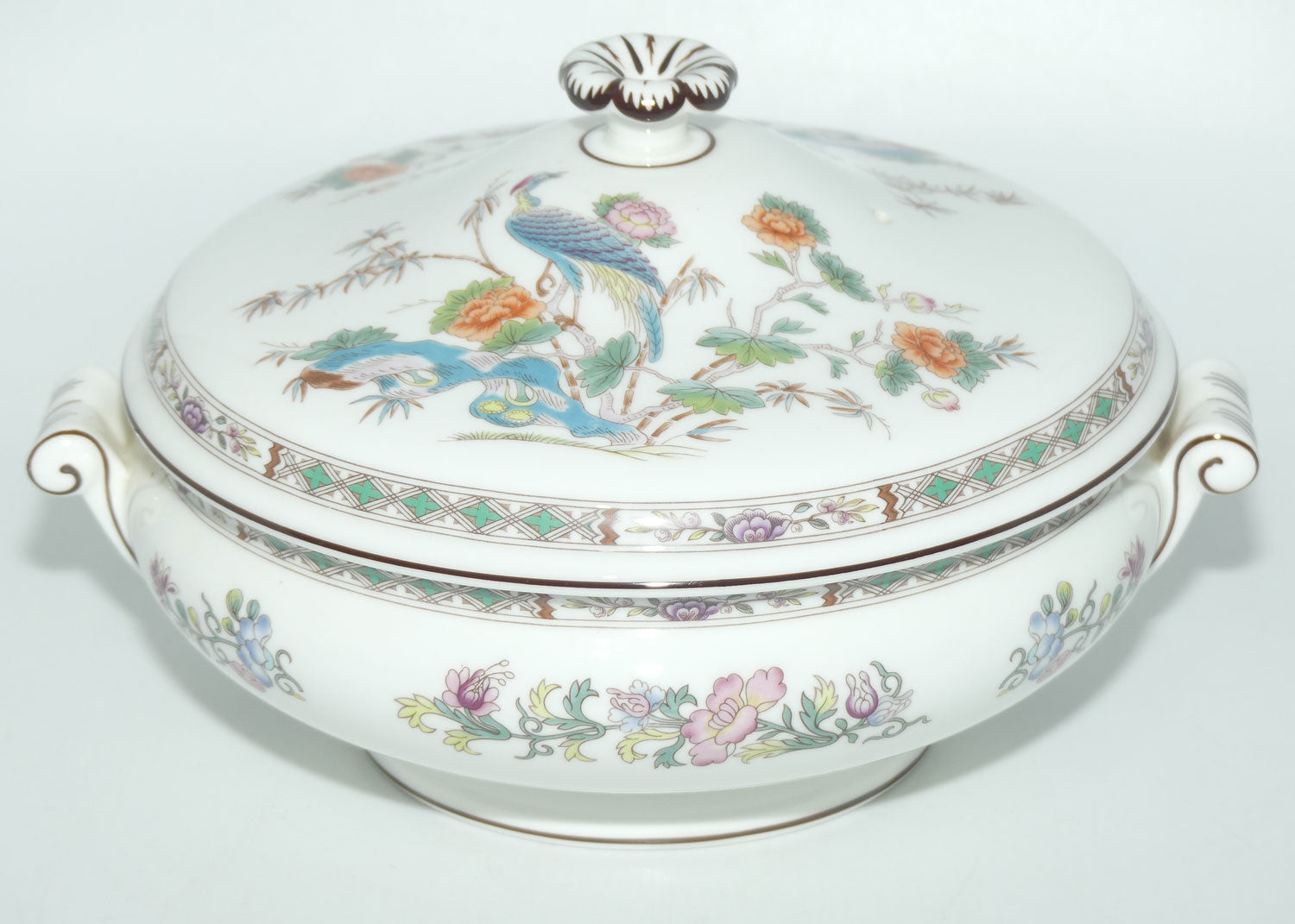 Wedgwood Bone China Kutani Crane lidded tureen | covered vegetable dish