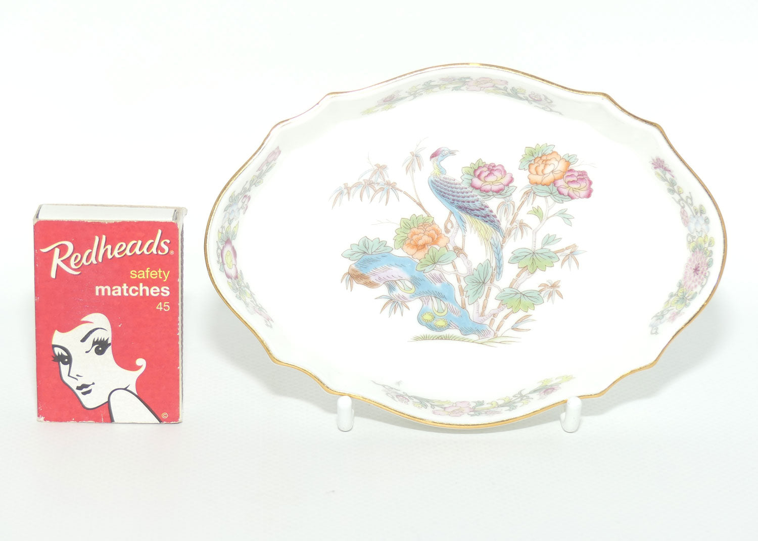 Wedgwood Bone China Kutani Crane oval dish
