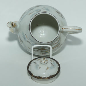 Japanese Egg Shell finely decorated Kutani Tea Pot