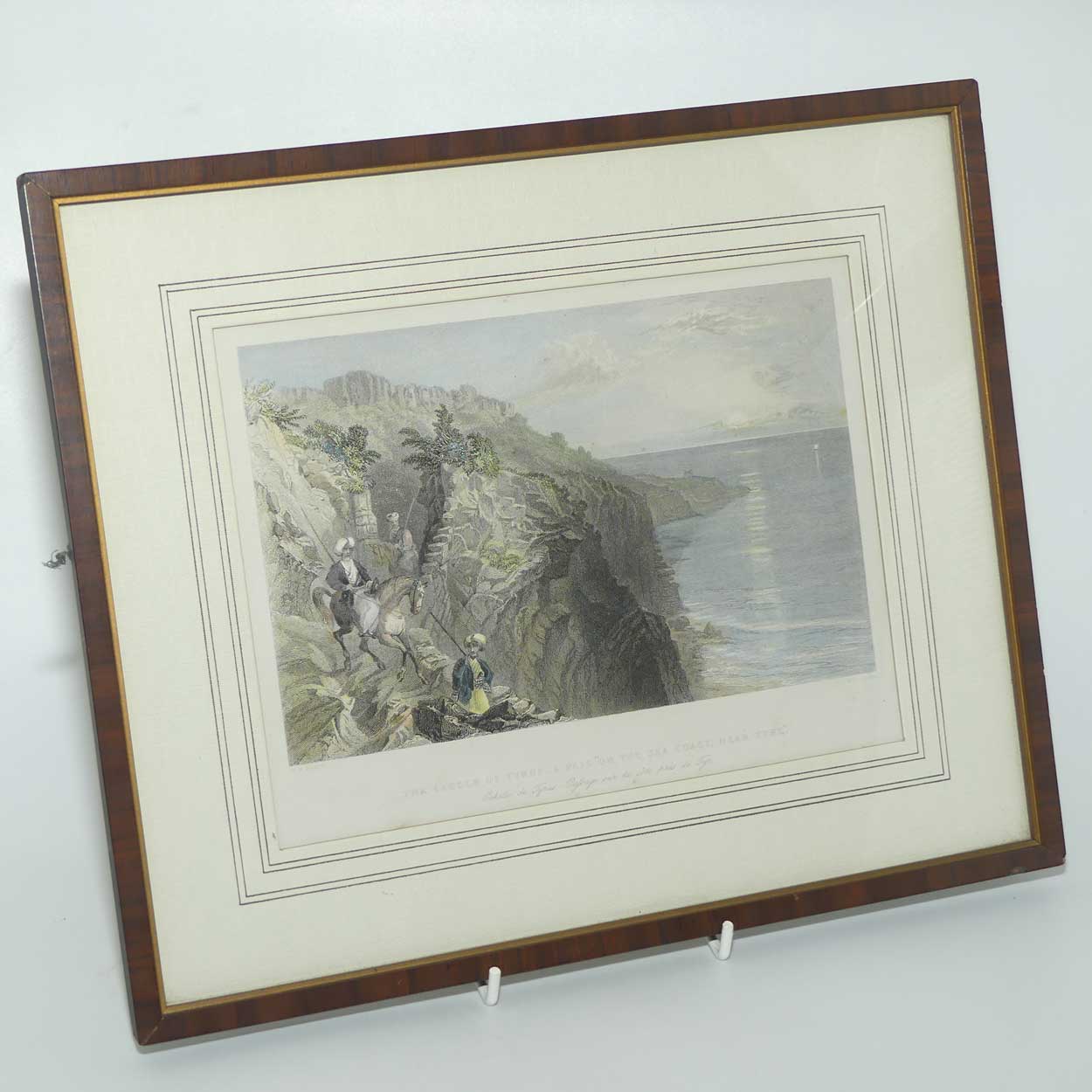 Antiquarian Print | The Ladder of Tyrus | A Pass on the Sea Coast near Tyre