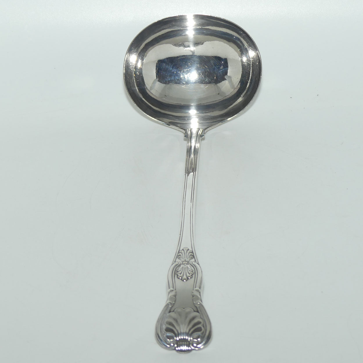Silver Plated EPNS A1 Kings Pattern soup ladle | large | 32cm long