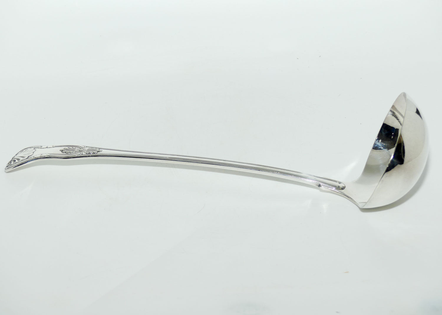 Silver Plated EPNS A1 Kings Pattern soup ladle | large | 32cm long