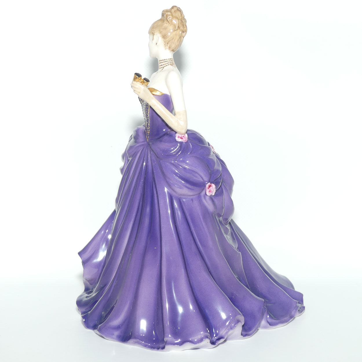 Coalport figurine | Society Ladies | Lady Caroline at the Opera | boxed