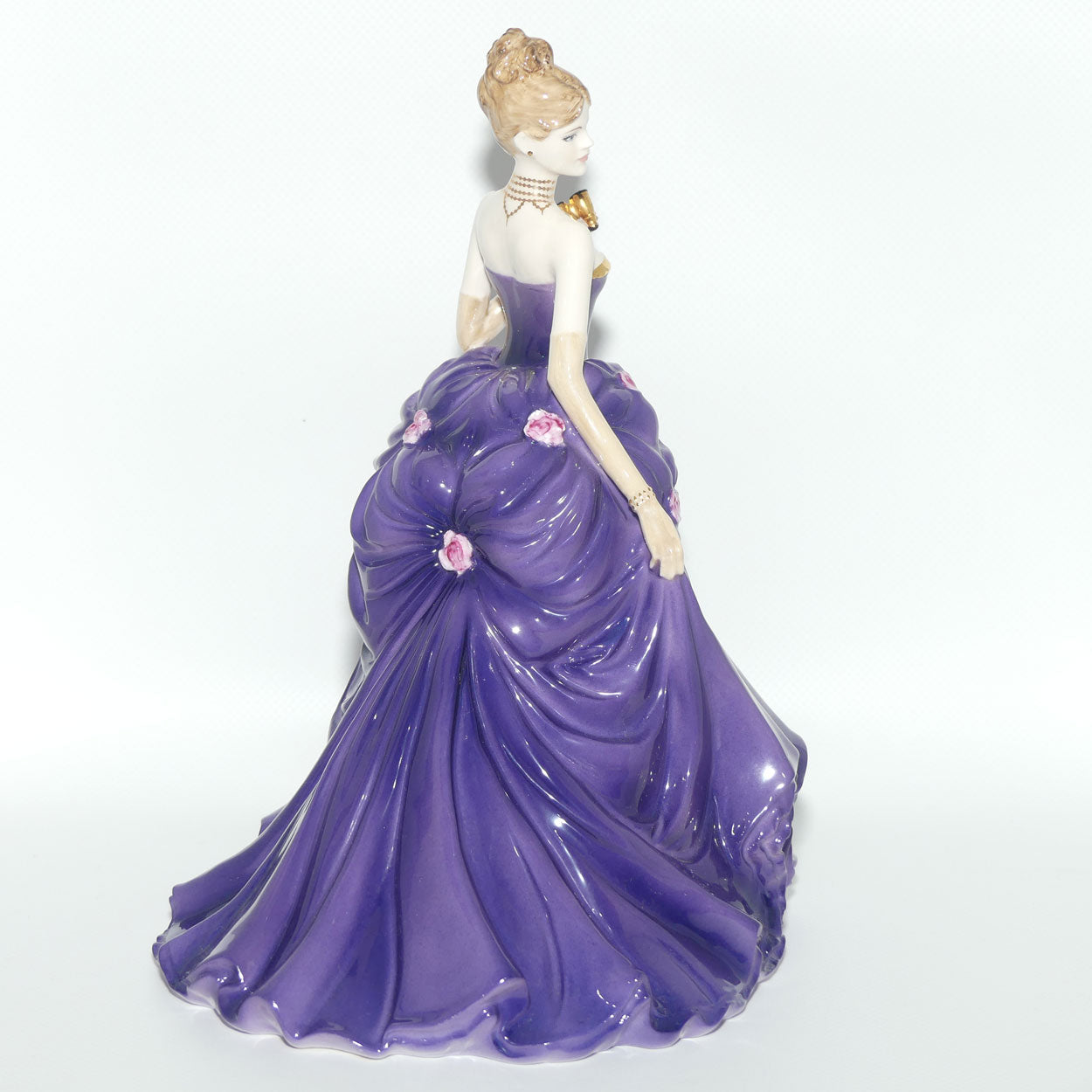 Coalport figurine | Society Ladies | Lady Caroline at the Opera | boxed