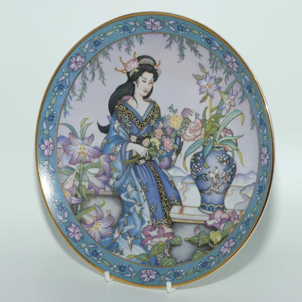 Royal Doulton Flower Maiden plate by Marty Noble | Lady of the Lilies | boxed