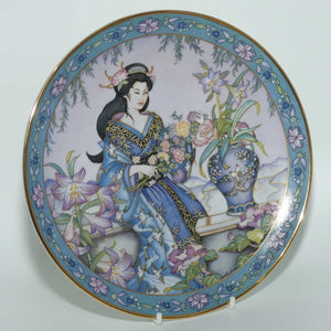 Royal Doulton Flower Maiden plate by Marty Noble | Lady of the Lilies | boxed