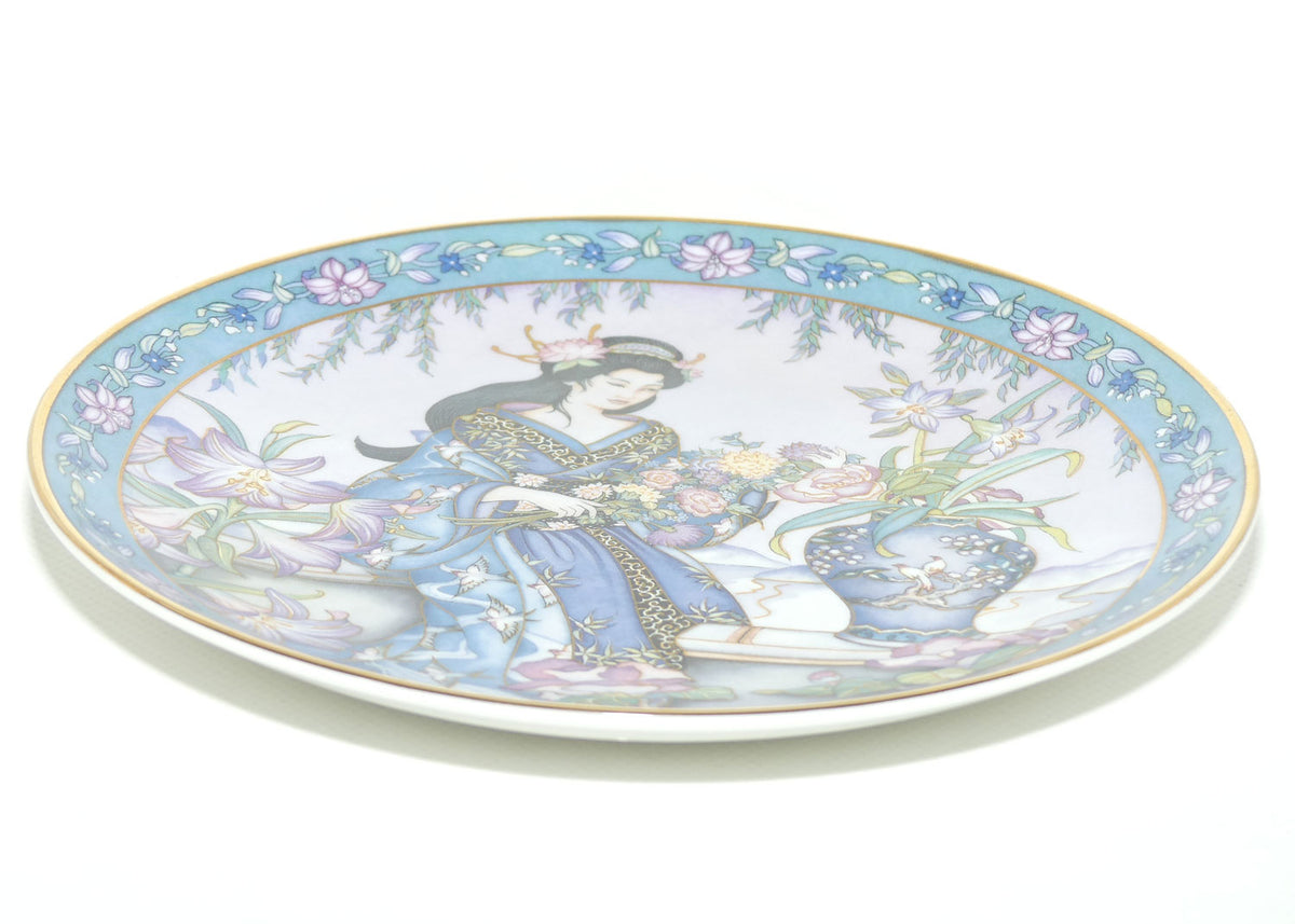 oyal Doulton Flower Maiden plate by Marty Noble | Lady of the Lilies | boxed