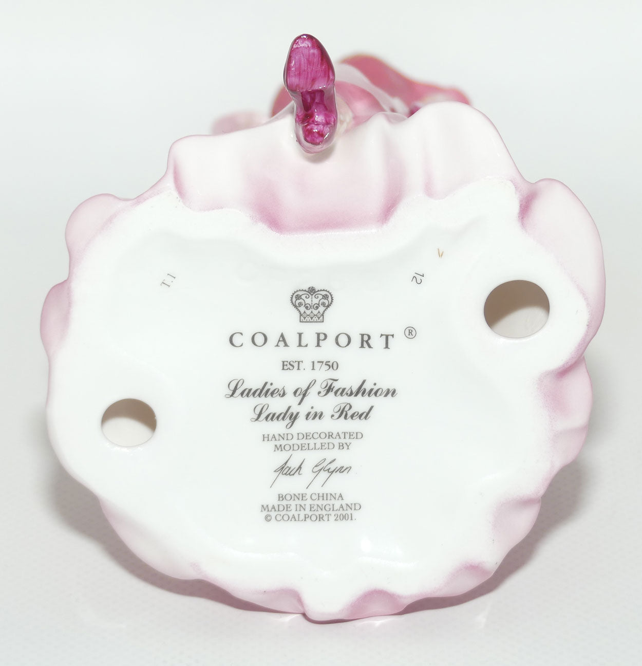 Coalport figurine | Ladies of Fashion | Lady in Red