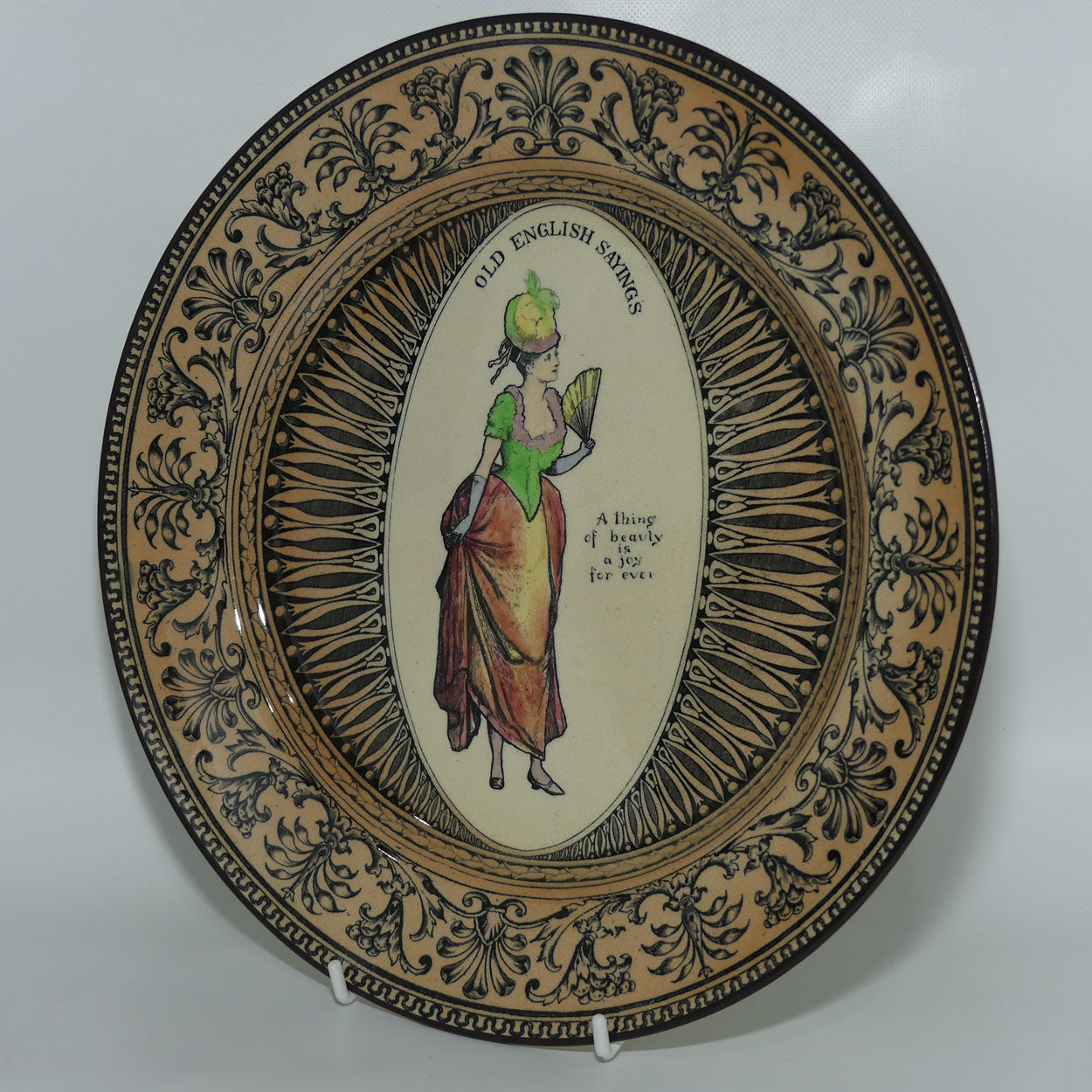 Royal Doulton Old English Saying plate | A thing of beauty is a joy for ever D3458