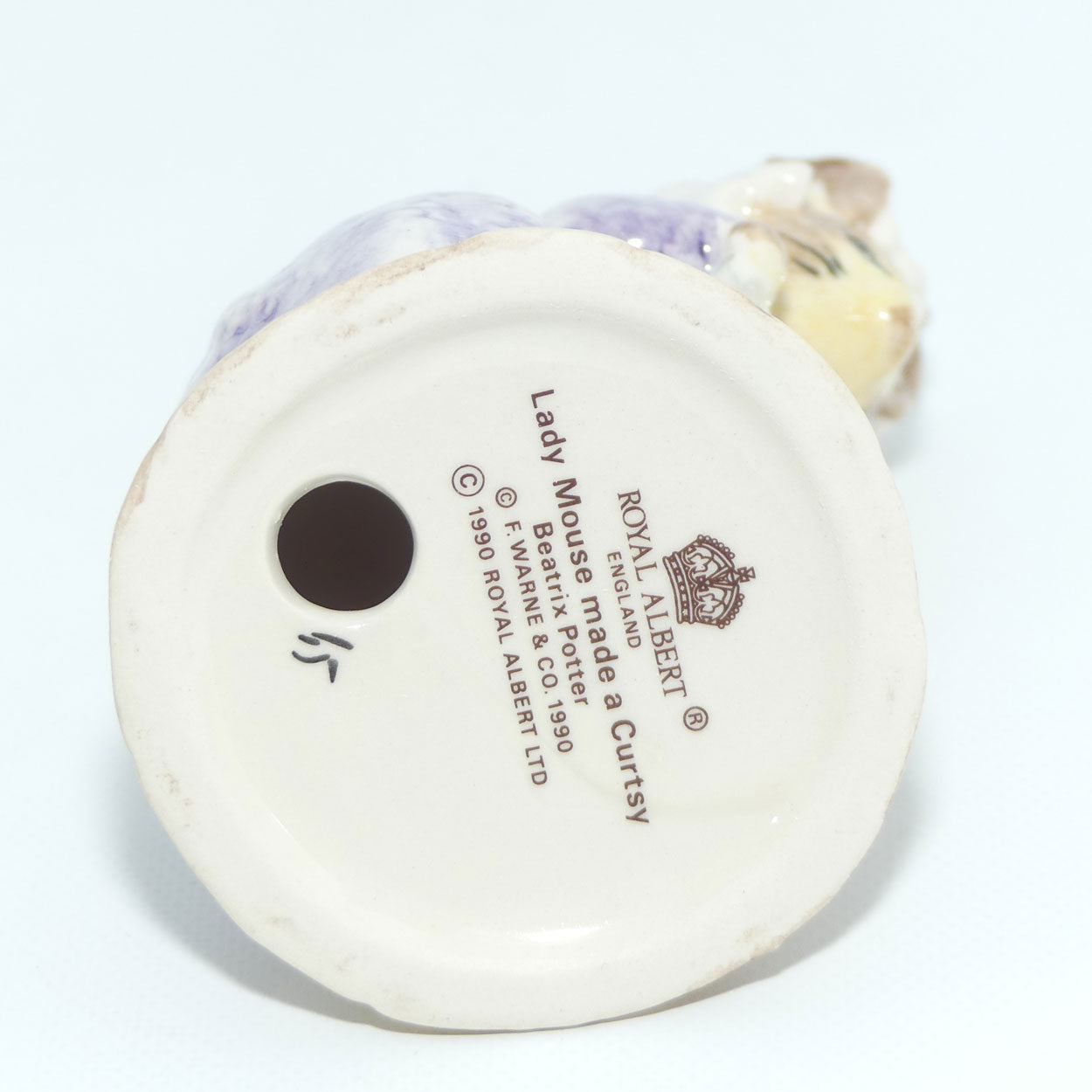 Royal Albert Beatrix Potter Lady Mouse made a Curtsy | BP6a