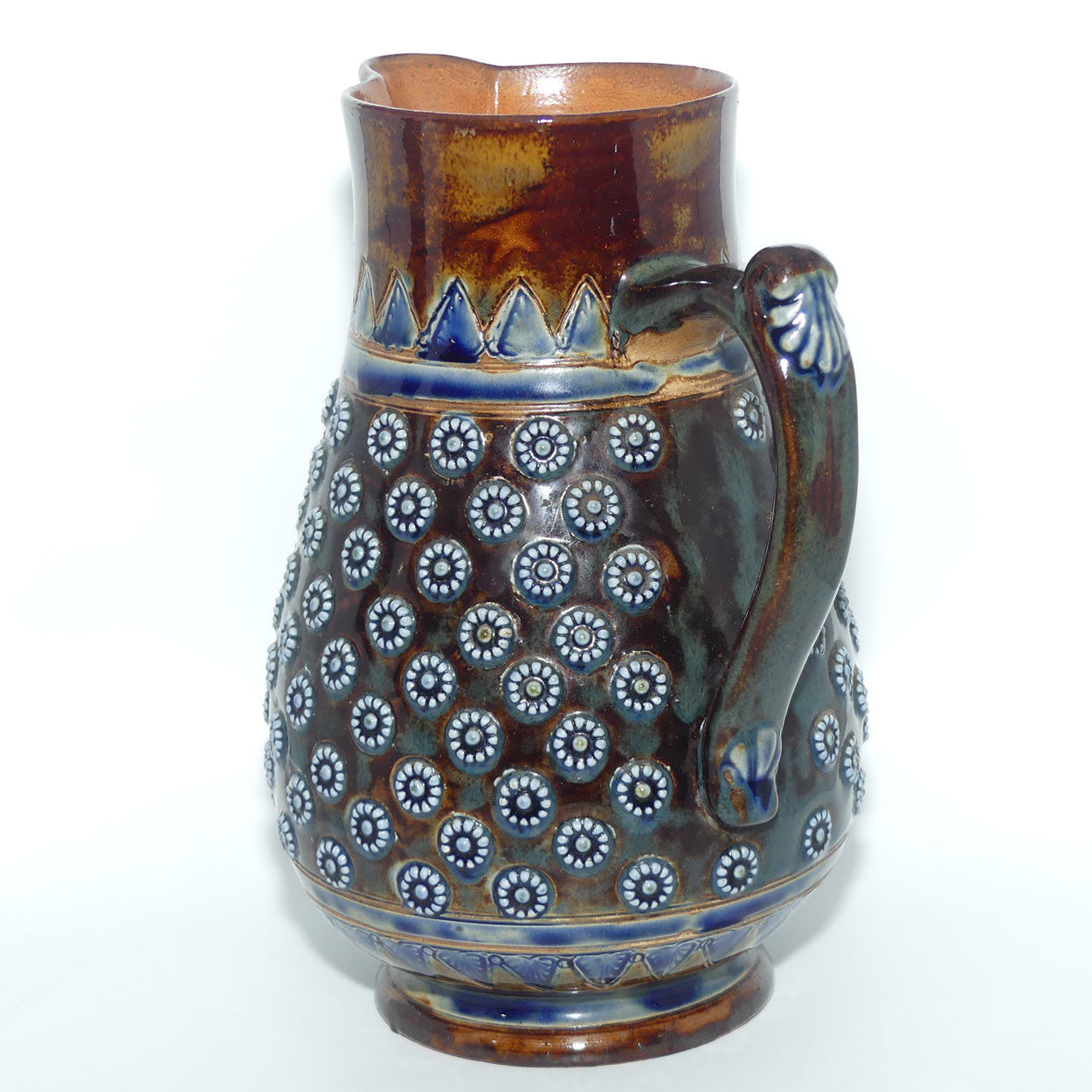 Doulton Lambeth foliate design jug | 1878