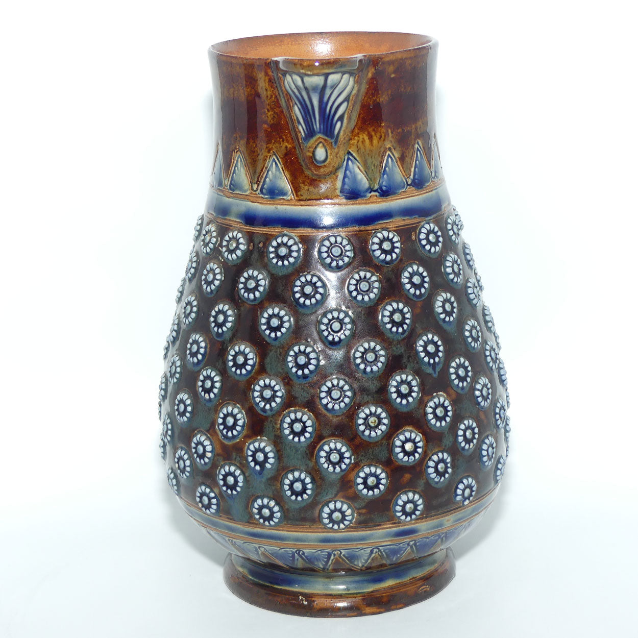 Doulton Lambeth foliate design jug | 1878