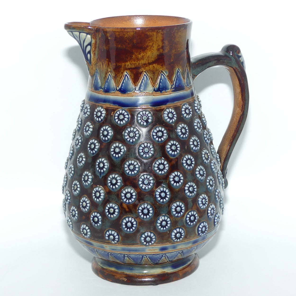 Doulton Lambeth foliate design jug | 1878